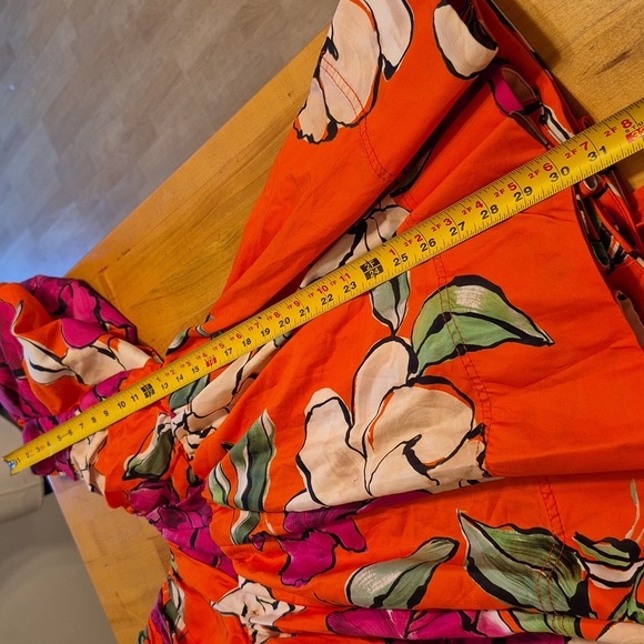 Aje Gretta Bow Back Mini Dress Vivid Camellia - Picture 14 of 16